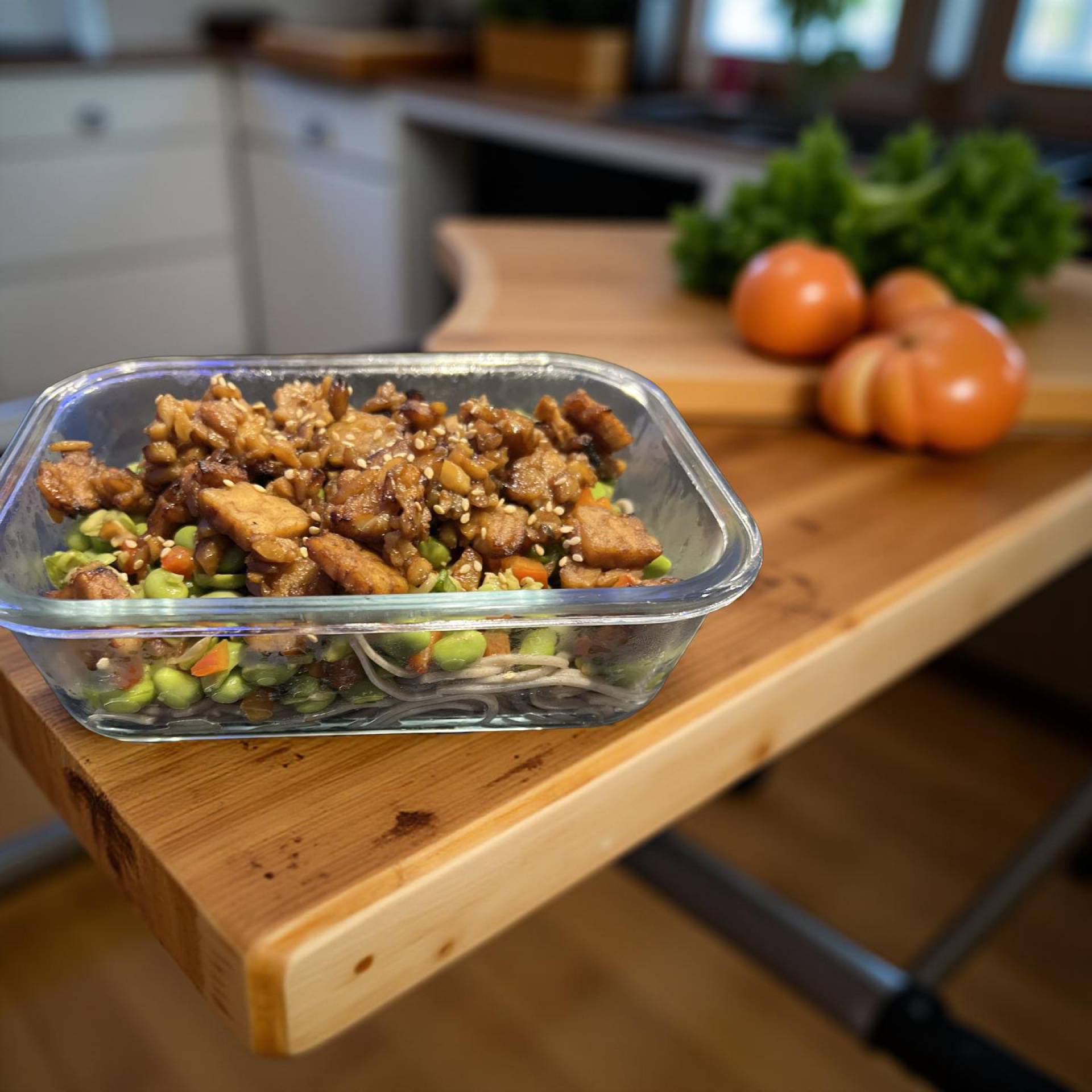 Soba Noodle Salad with Tempeh